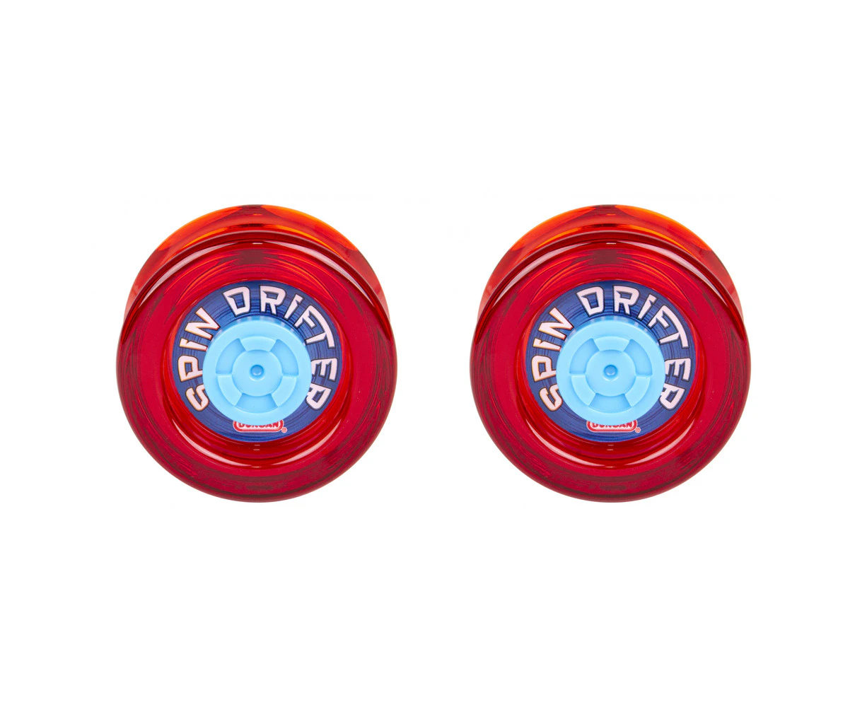 2x Duncan Yo Yo Beginner Spin Drifter w/ Spinning Side Caps Kids Play Toy Assort