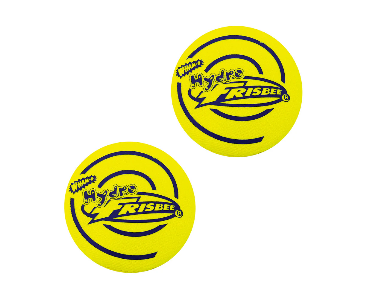 2x Wham-O Hydro Water Skipper Frisbee 8cm Disc Kids Beach/Pool Toy 5+ Asst