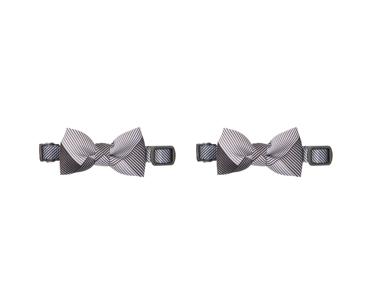 2x Pidan Adjustable 12cm Bow Tie Neck Collar Pet Cat/Kitten Necktie Accessory A1