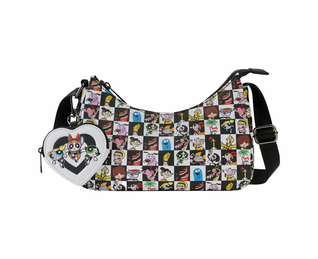 Cartoon Network Retro Collage Crossbody with Pouch