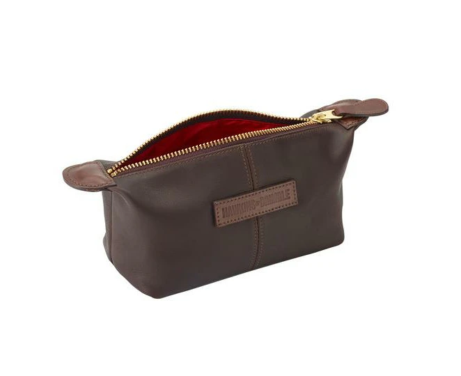 Hawkins & Brimble Wash Bag (Brown Leather)