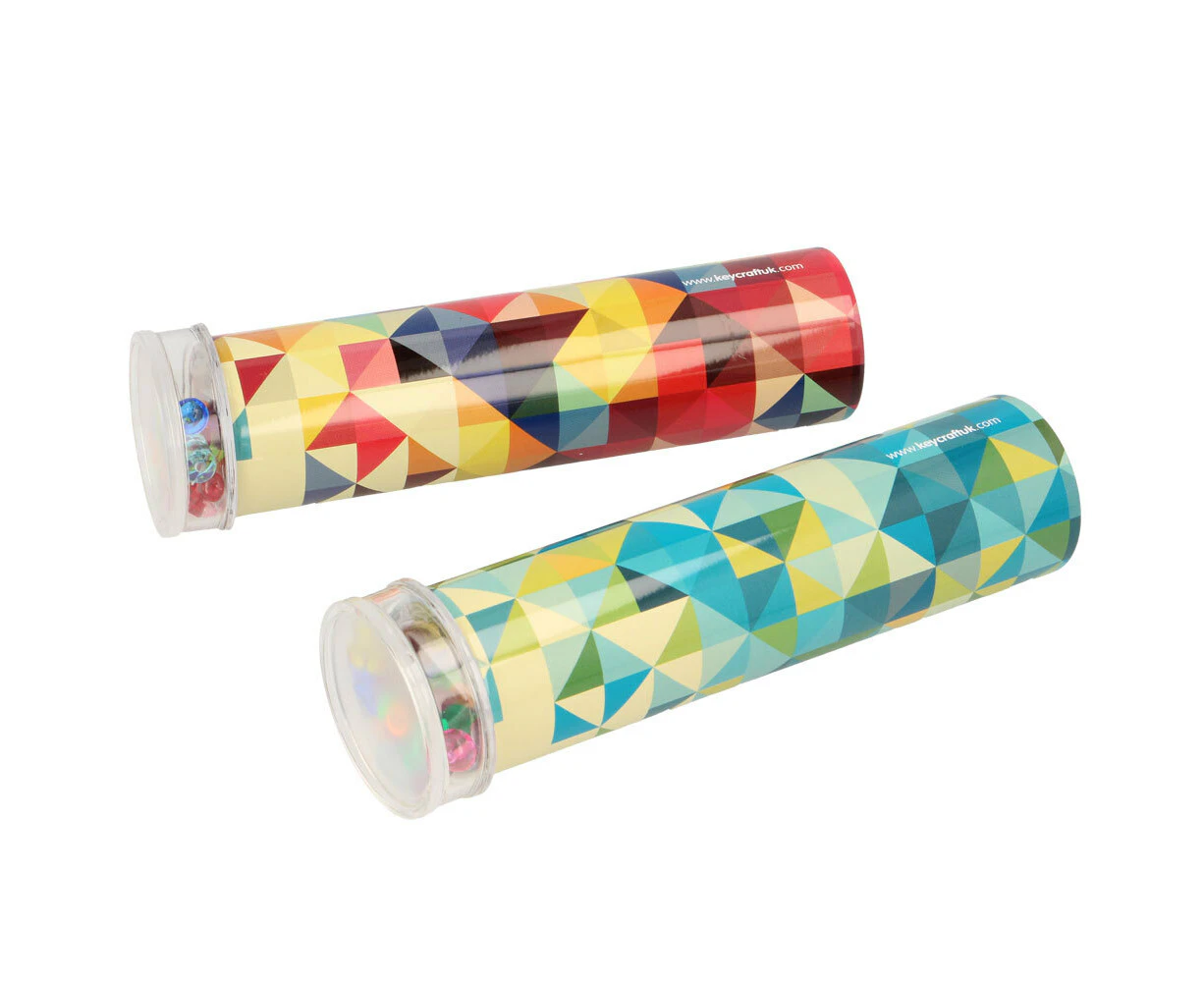 2x Majigg Tin Kaleidoscope Rotating/Twist Kids/Children Educational Toy Assorted