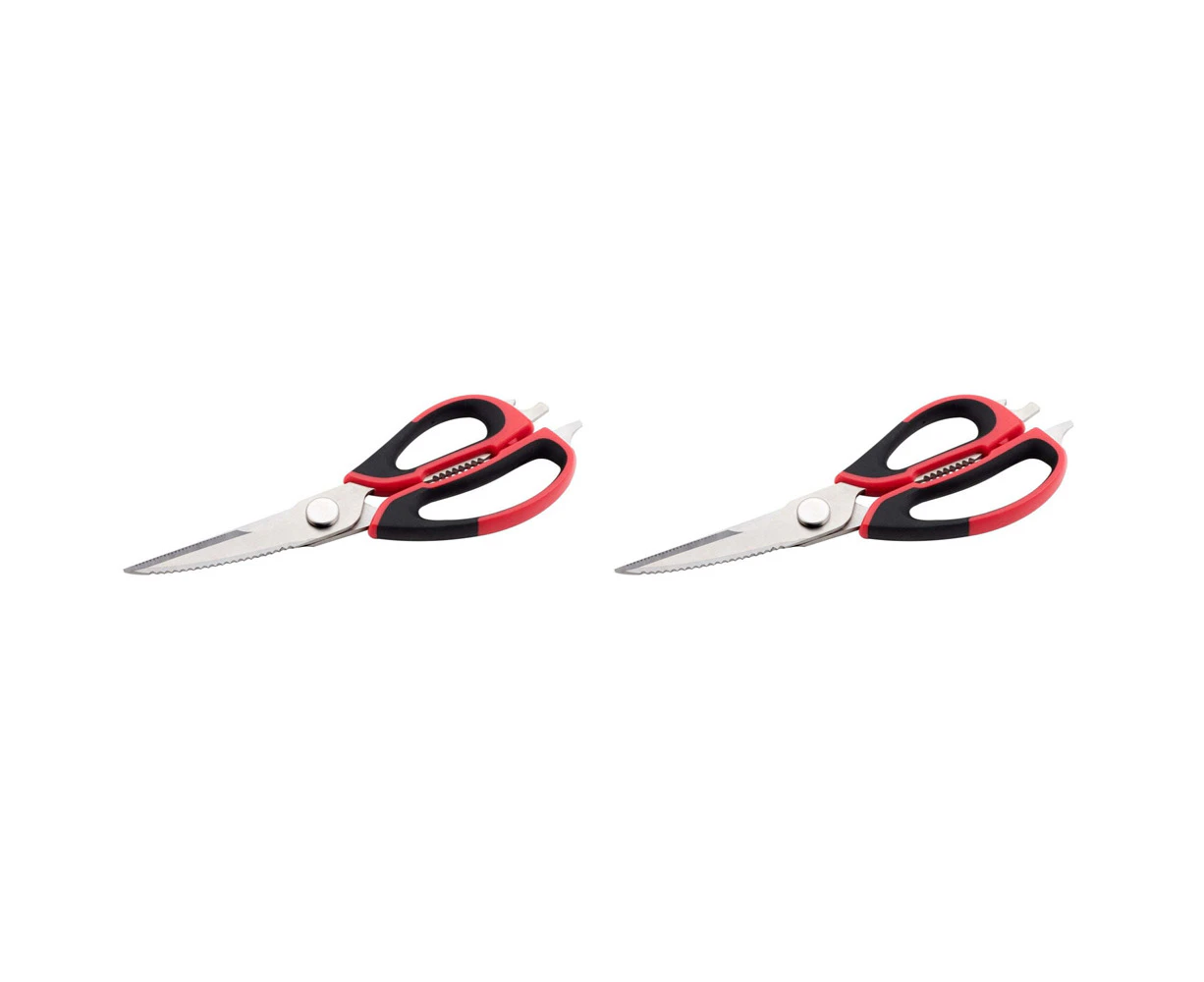 2PK Wiltshire Soft Touch General Multi-Purpose Kitchen Shear Universal Scissors