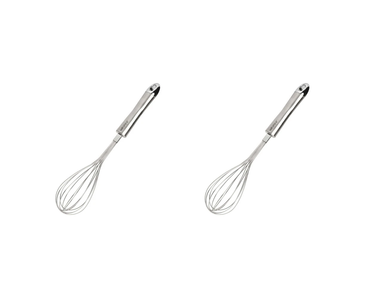 2PK Wiltshire Industrial Kitchen Stainless Steel Balloon Beater/Whipper Whisk