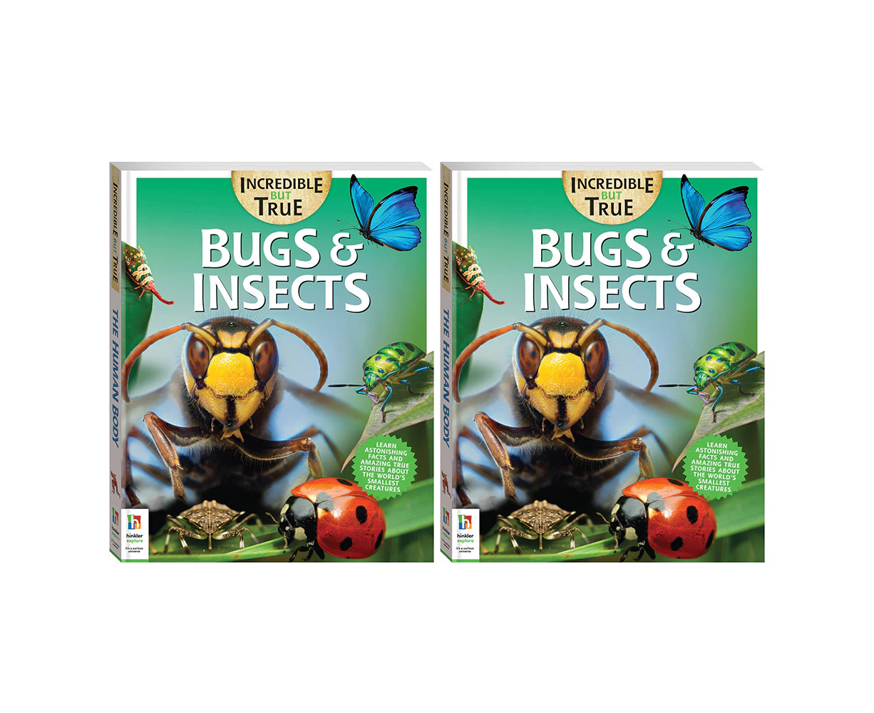 2x Curious Universe Incredible But True Bugs & Insects Book Education 7-12y