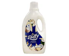 2x Fluffy 2L Fabric Top/Front Laundry Conditioner/Softener Coconut & Vanilla