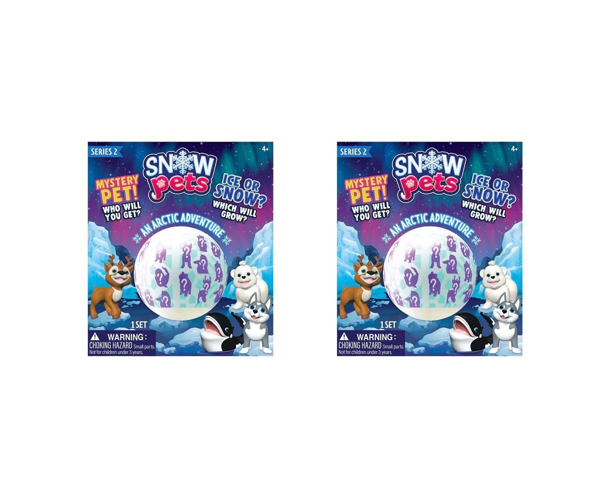 2x Be Amazing Toys Series-2 Snow Pets Mystery Toy Surprise Figure Play Kids 5y+