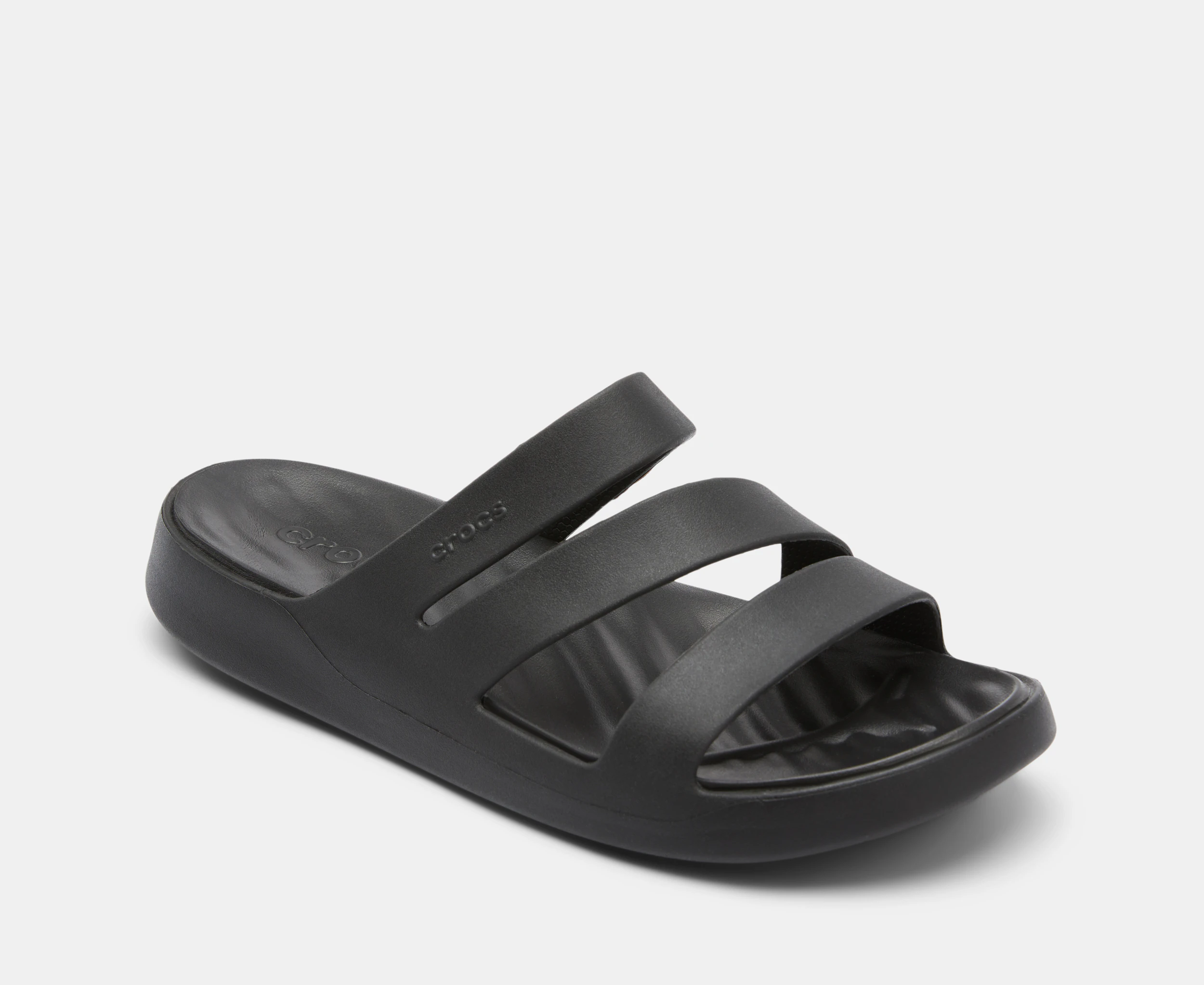 Crocs Unisex Getaway Strappy Sandals - Black