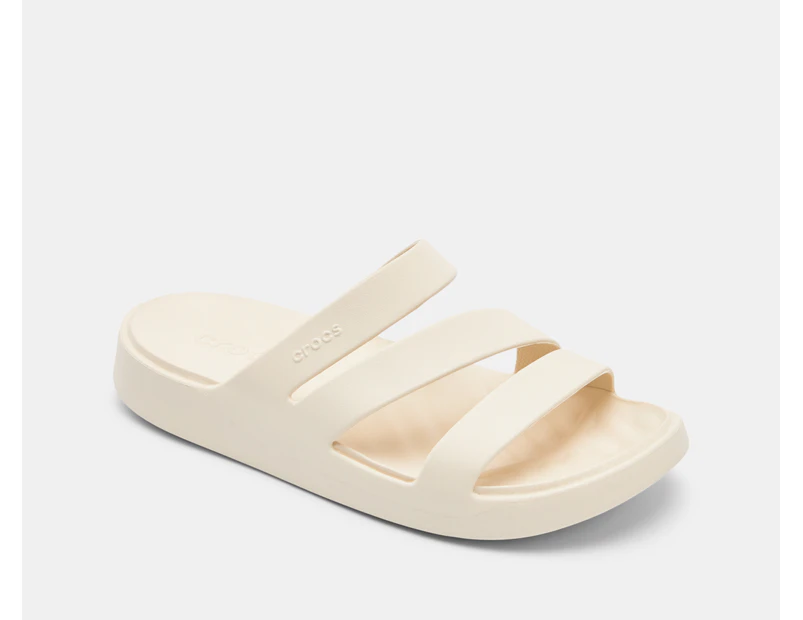 Crocs Unisex Getaway Strappy Sandals - Stucco