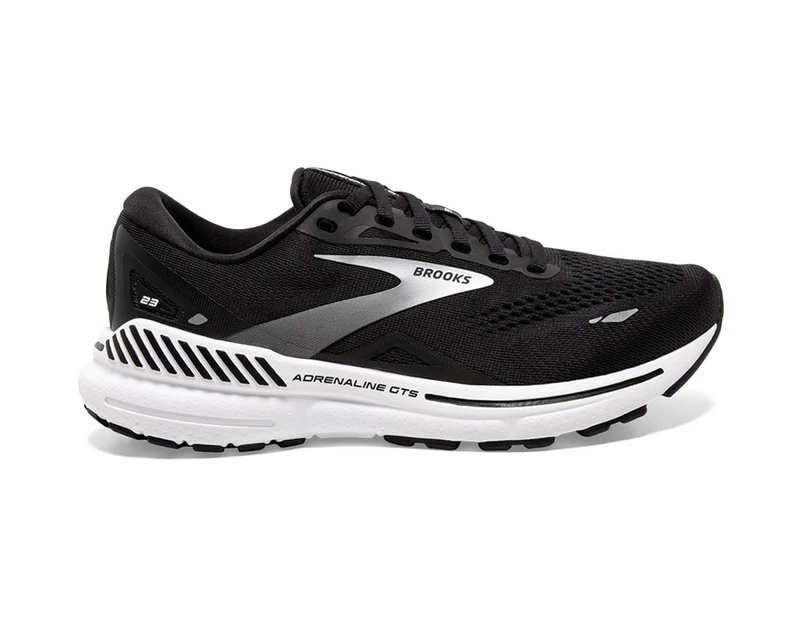 Brooks Men's Adrenaline GTS 23 Running Shoes - Black/White