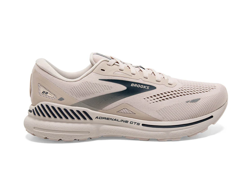 Brooks Men's Adrenaline GTS 23 Running Shoes - Crystal Grey/Surf the Web/Grey