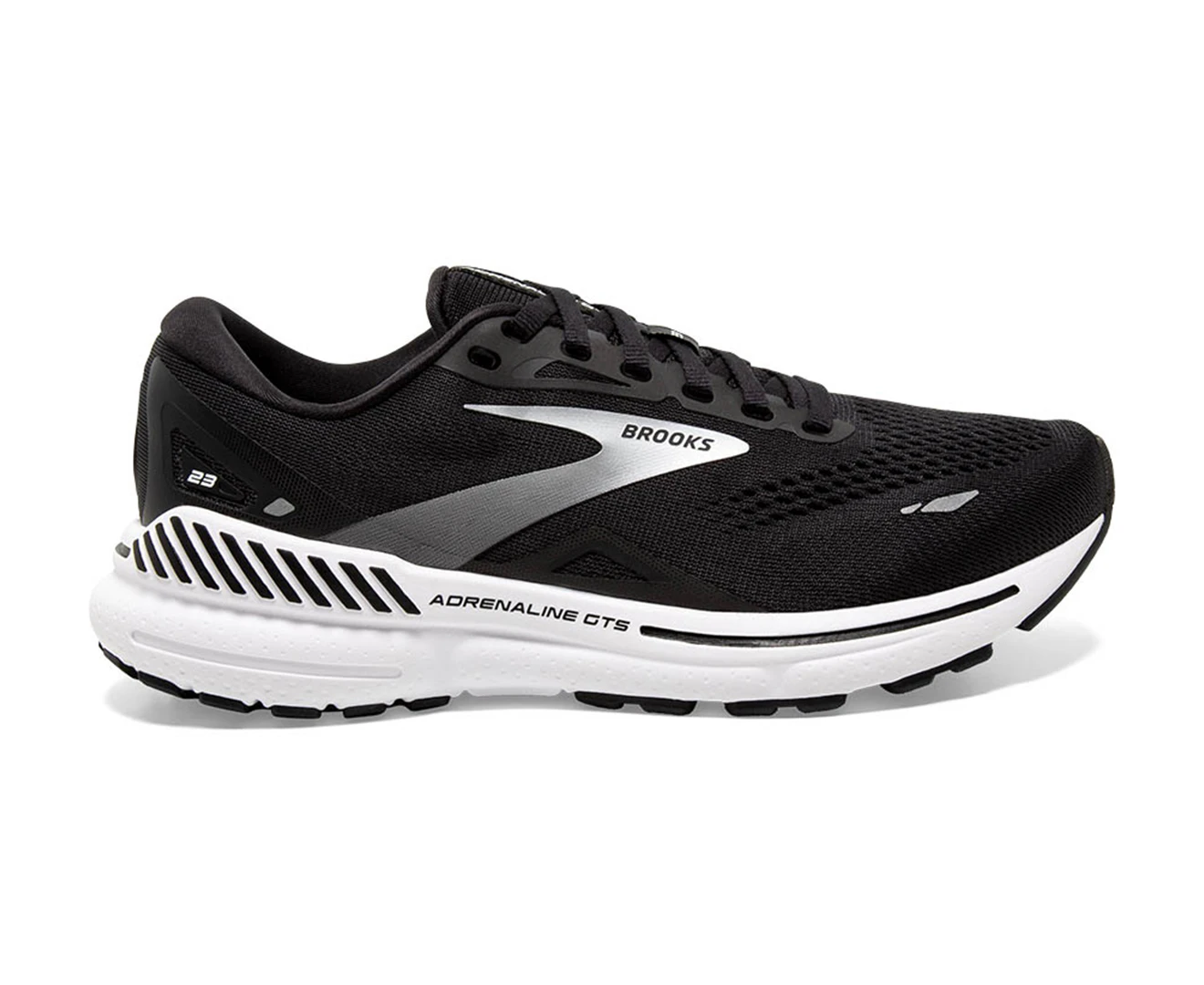 Brooks Women's Adrenaline GTS 23 Running Shoes - Black/White