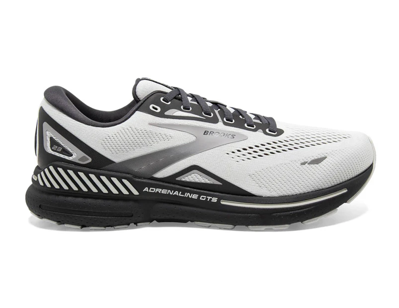 Brooks Men's Adrenaline GTS 23 Running Shoes - Oyster/Ebony/Alloy