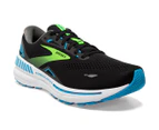 Brooks Men's Adrenaline GTS 23 Running Shoes - Black/Hawaiian Ocean/Green