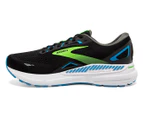 Brooks Men's Adrenaline GTS 23 Running Shoes - Black/Hawaiian Ocean/Green