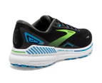 Brooks Men's Adrenaline GTS 23 Running Shoes - Black/Hawaiian Ocean/Green