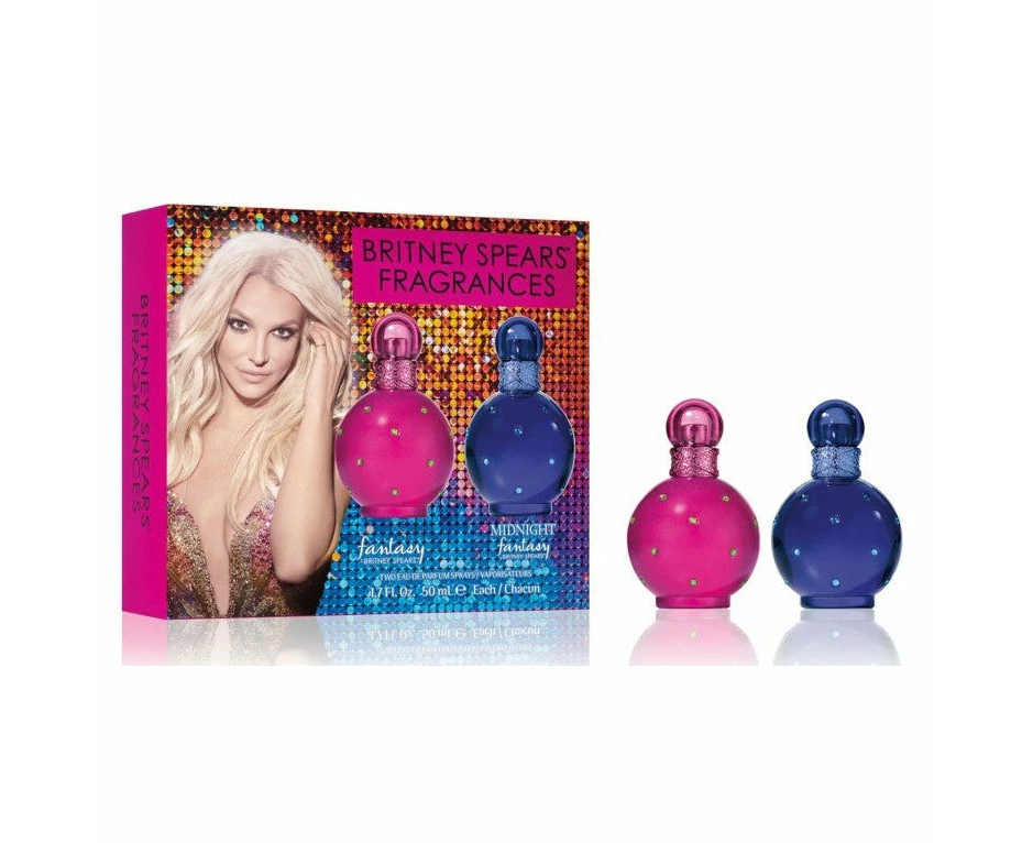 Britney Spears Fantasy & Midnight 2x50ml Gift 2 Piece Set