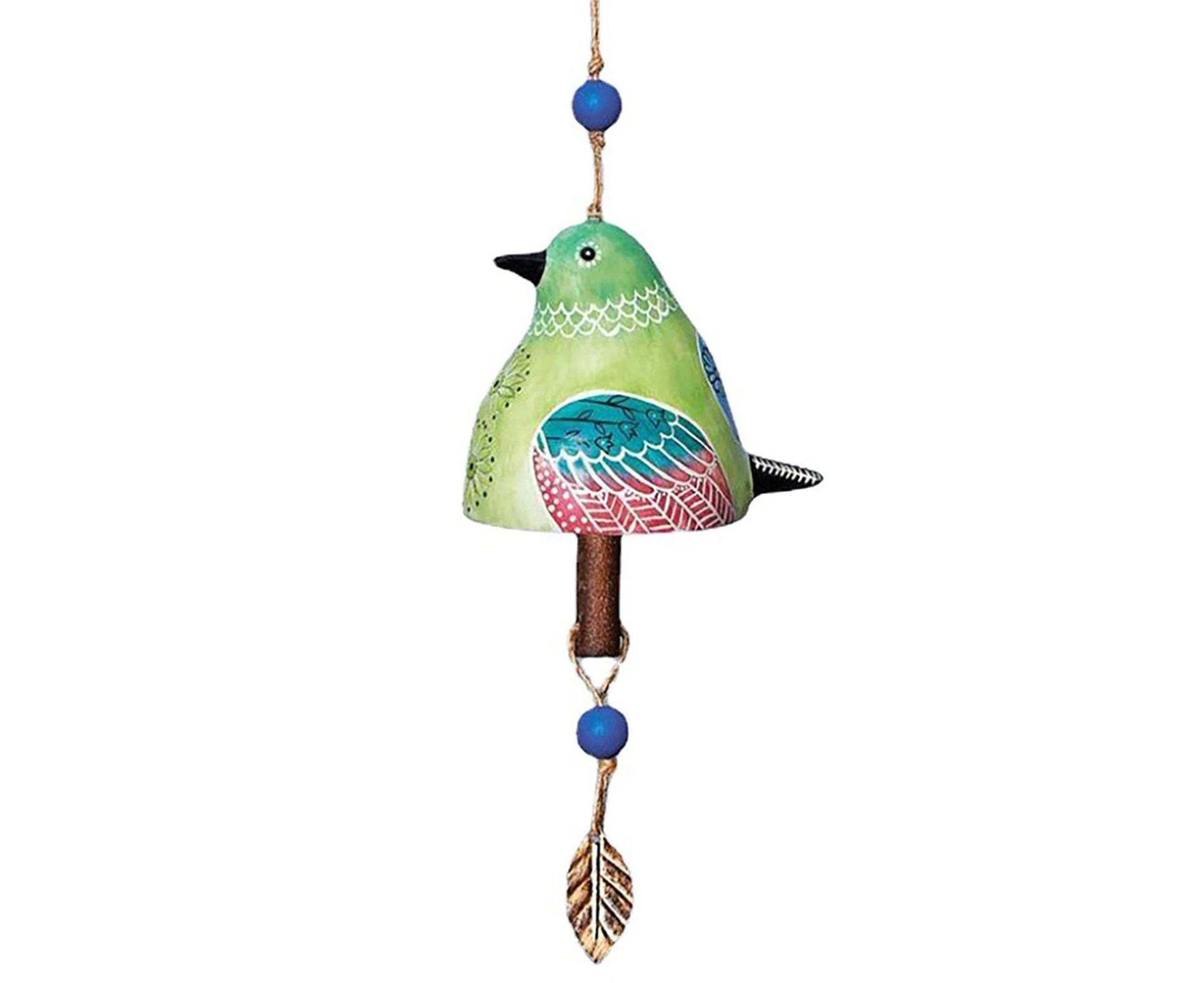 Bird Shape Resin Home Wind Chime Durable Clear Vocie Home Decoration for Bedroom Living Room Window