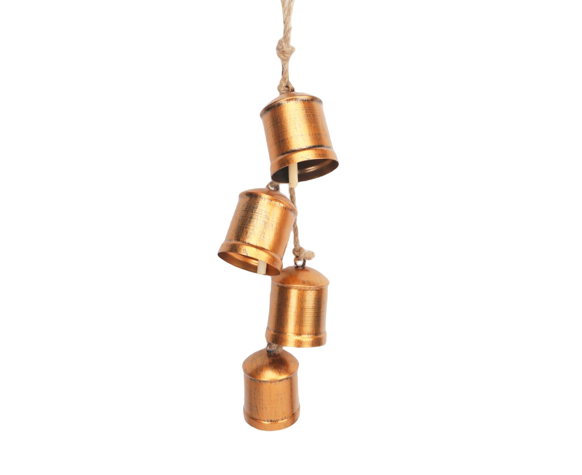 Metal Christmas Bells Decoration Wind Chime Bell Chime Cow for Party Christmas Wedding