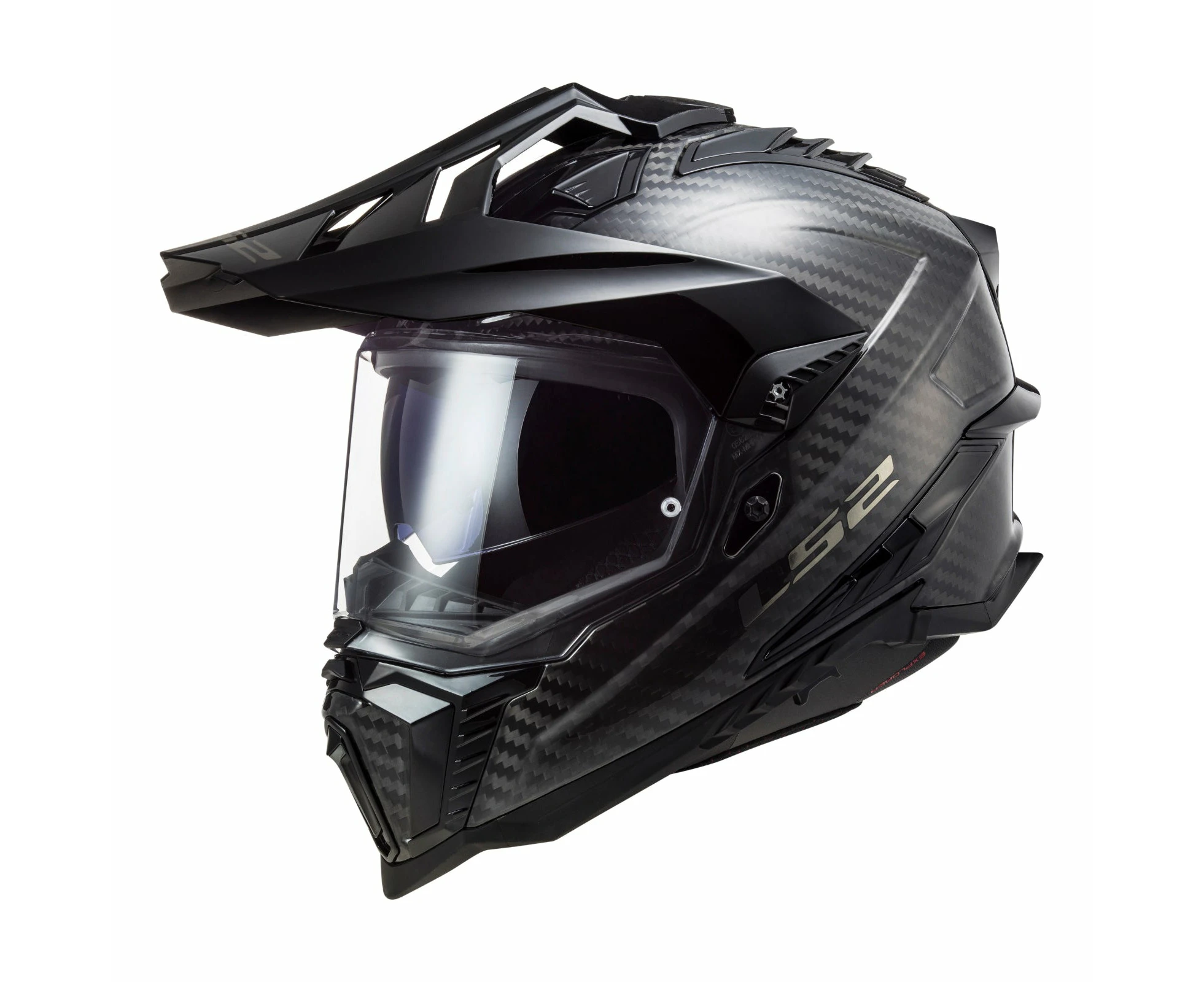 LS2 MX701 Explorer Carbon Helmet - Gloss Carbon