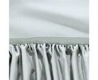 Soho 1000TC Cotton Fitted Sheet Silver King Bed Extra Depth