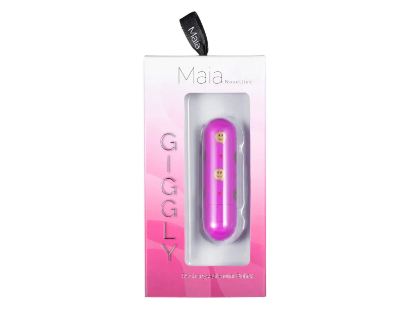 Maia Giggly USB Rechargeable Mini Bullet - Fuchsia