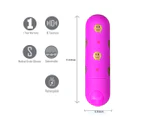 Maia Giggly USB Rechargeable Mini Bullet - Fuchsia