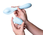 Maia Harmonie USB Rechargeable Remote Control Bendable Vibrator - Light Blue