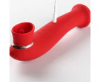 Maia Destiny USB Rechargeable Suction Vibrator - Red