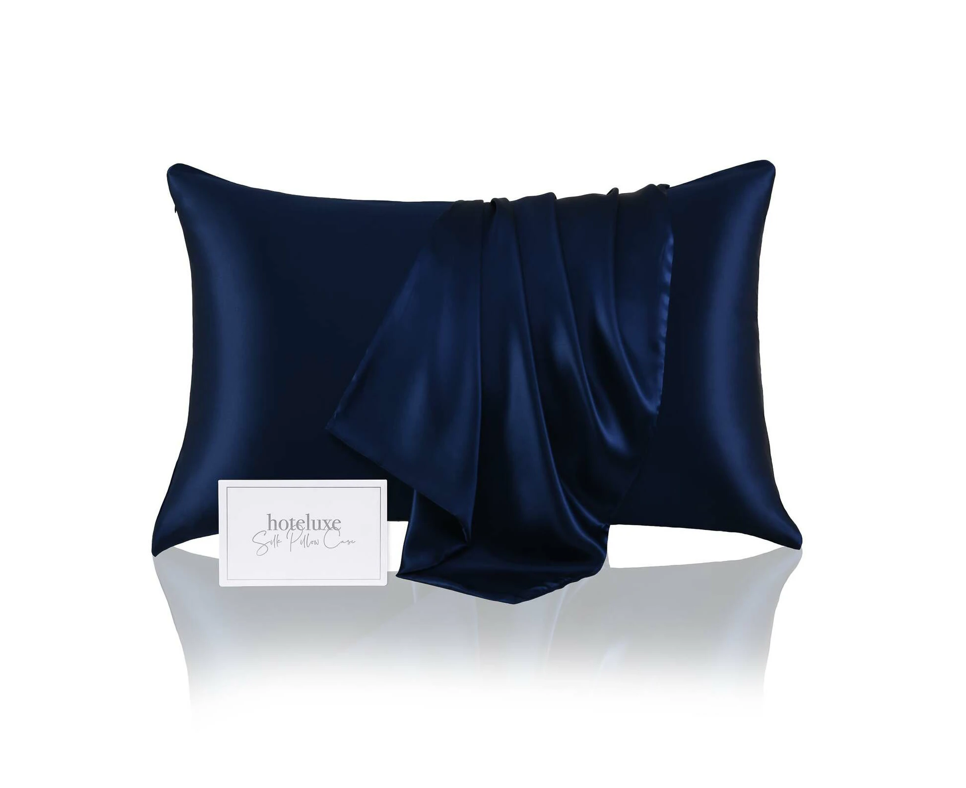 Silk Pillowcase Navy