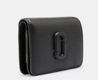 Marc Jacobs The Covered J Marc Mini Compact Wallet - Black