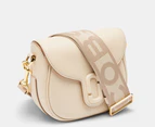 Marc Jacobs The Covered J Marc Medium Saddle Bag - Cloud White