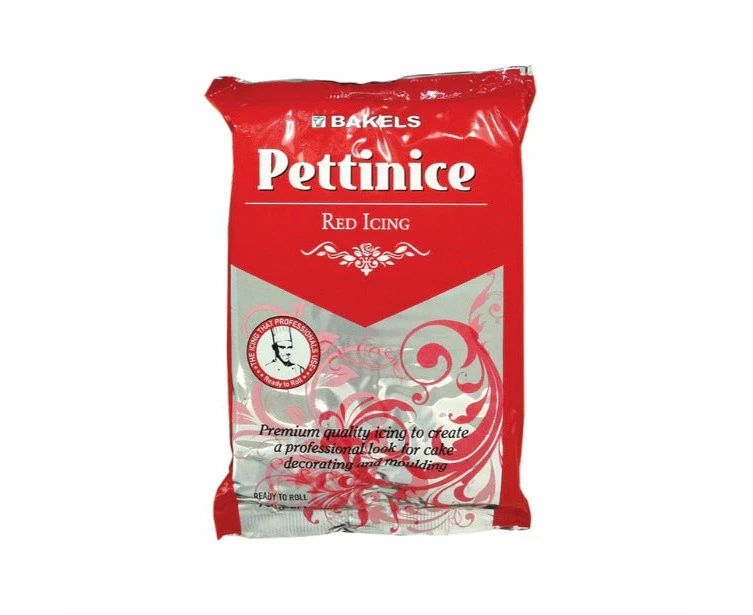 750g Red Bakels Pettinice Ready-to-roll Fondant