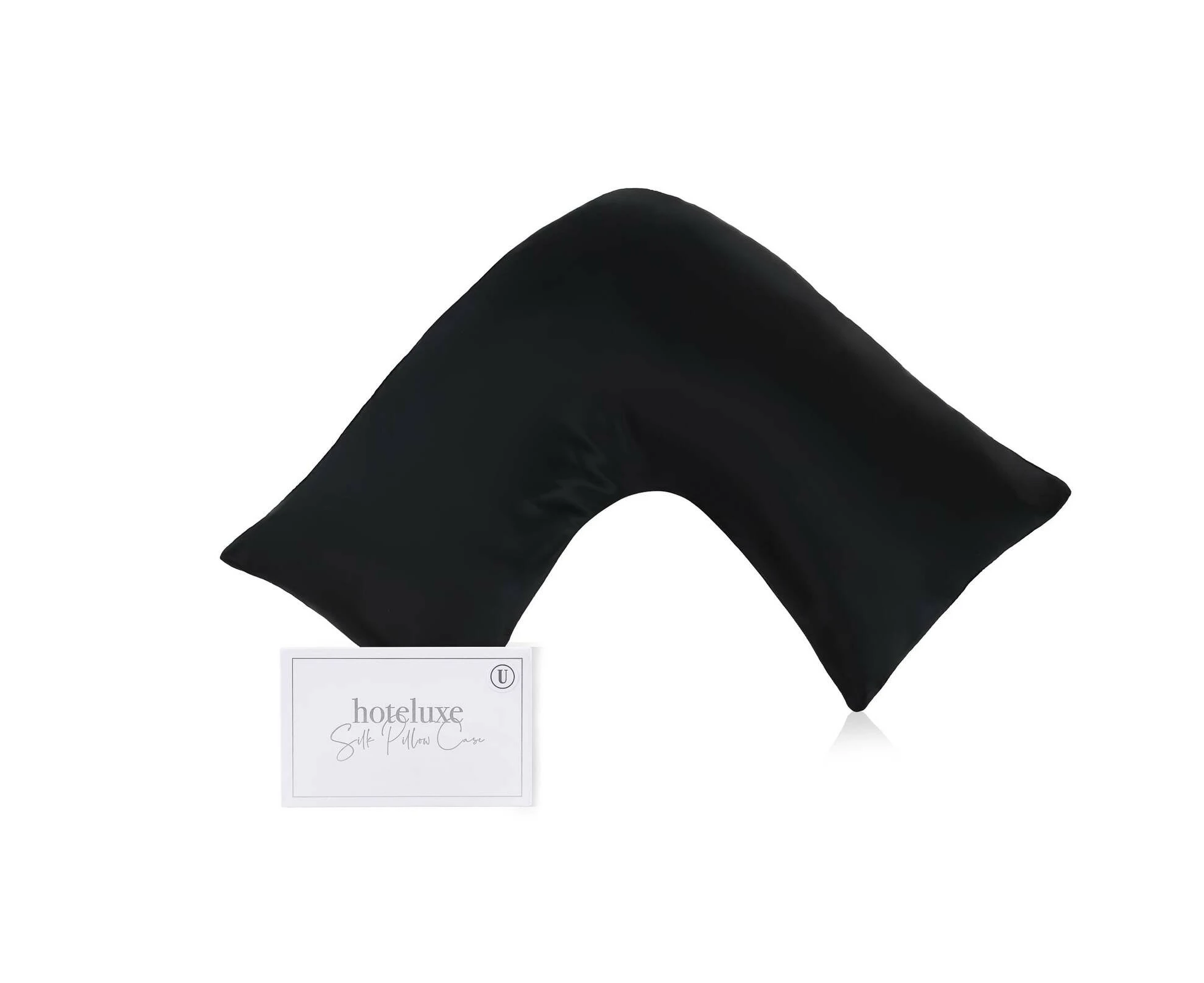 Silk U-Pillowcase Black