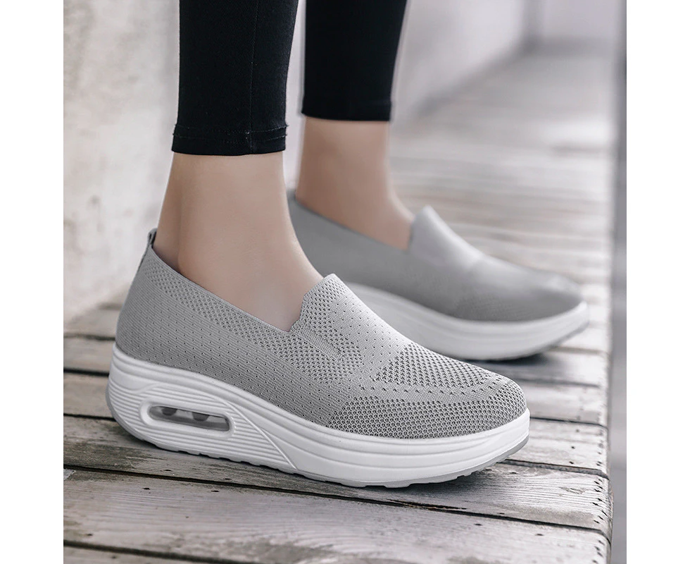 Women's Orthopedic Sneakers, Breathable Mesh Up Sneakers Comfortable Walking Shoes Orthopedic Arch Support Fashion Casual Sneaker