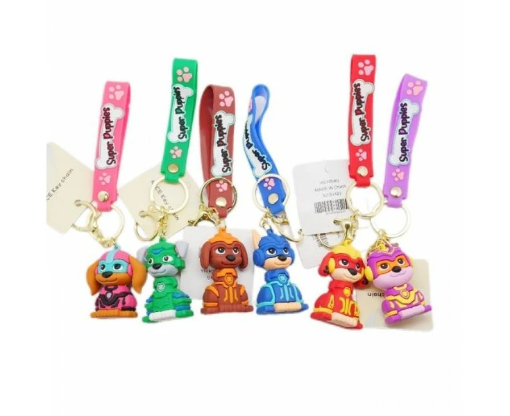 Assorted Paw Patrol Keyring 6cm