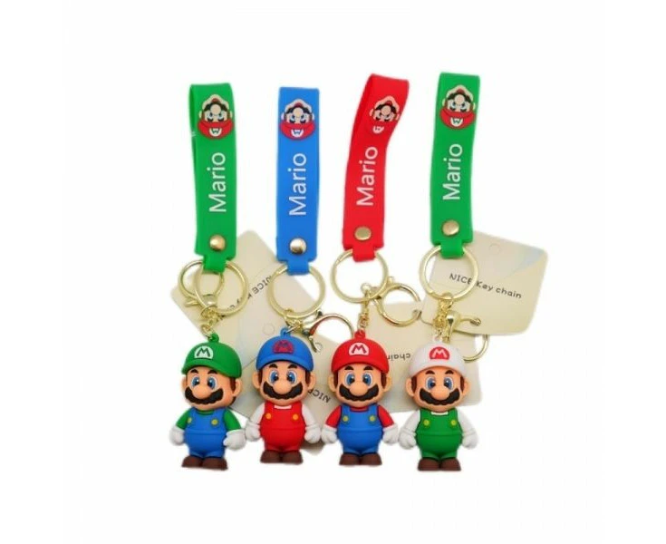 Assorted Super Mario Keyring 6cm