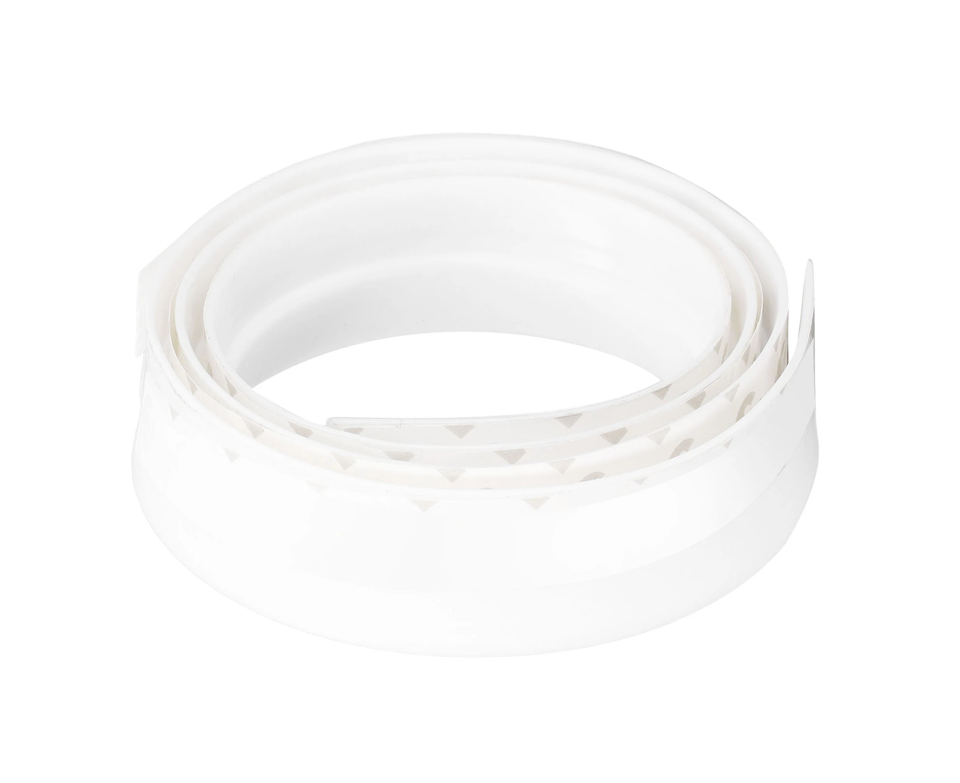 Door Soundproofing 28mm/1.1in Round Hole Silicone Protective Durable Replaceable Lightweight Sealer Strip for RoomWhite