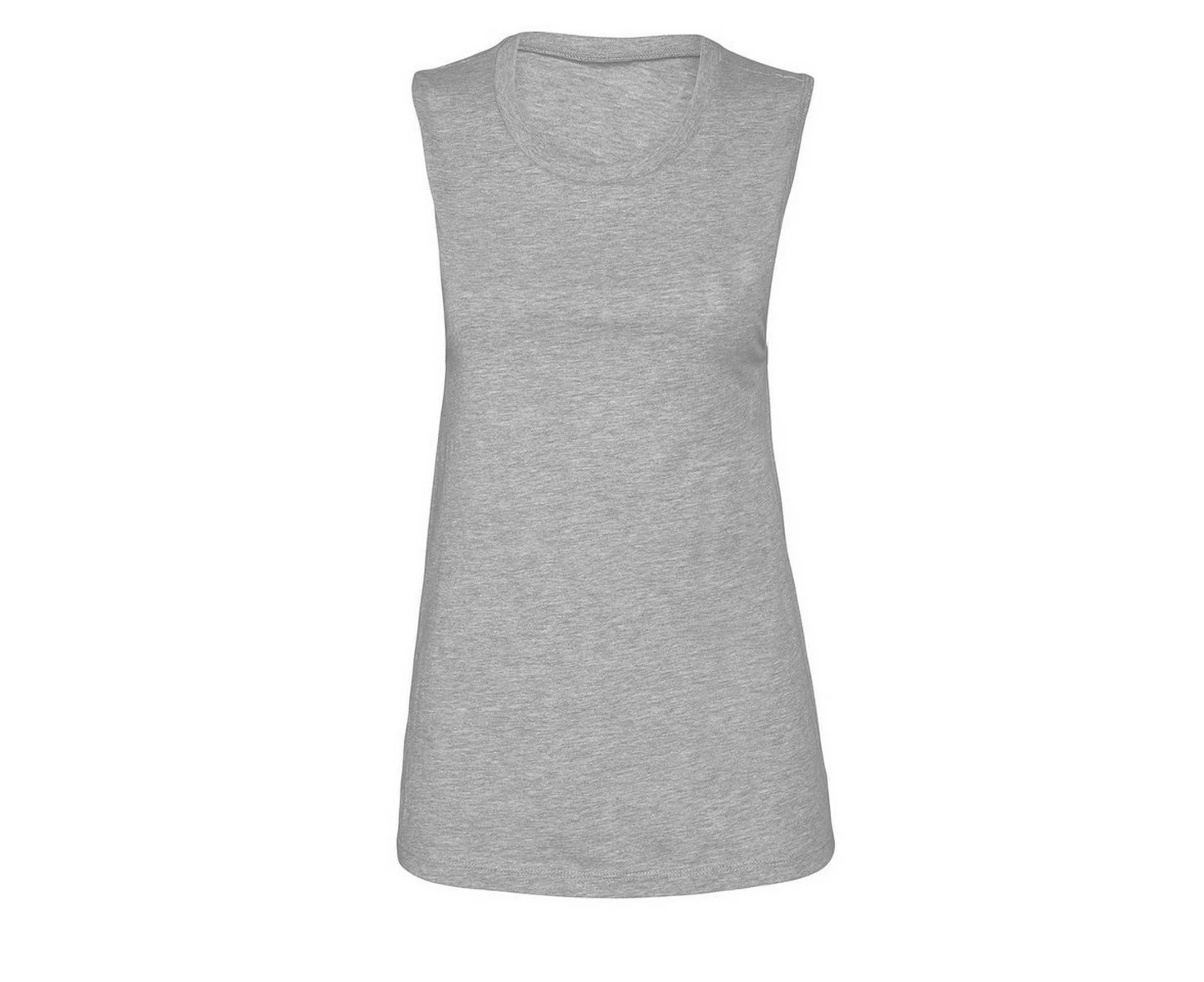 Bella + Canvas Womens Muscle Jersey Tank Top (Athletic Heather Grey) - RW8609