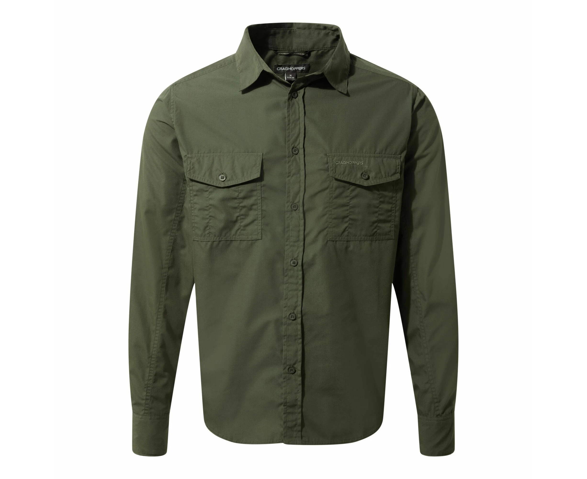 Craghoppers Mens Expert Kiwi Long-Sleeved Shirt (Cedar Green) - PC4533