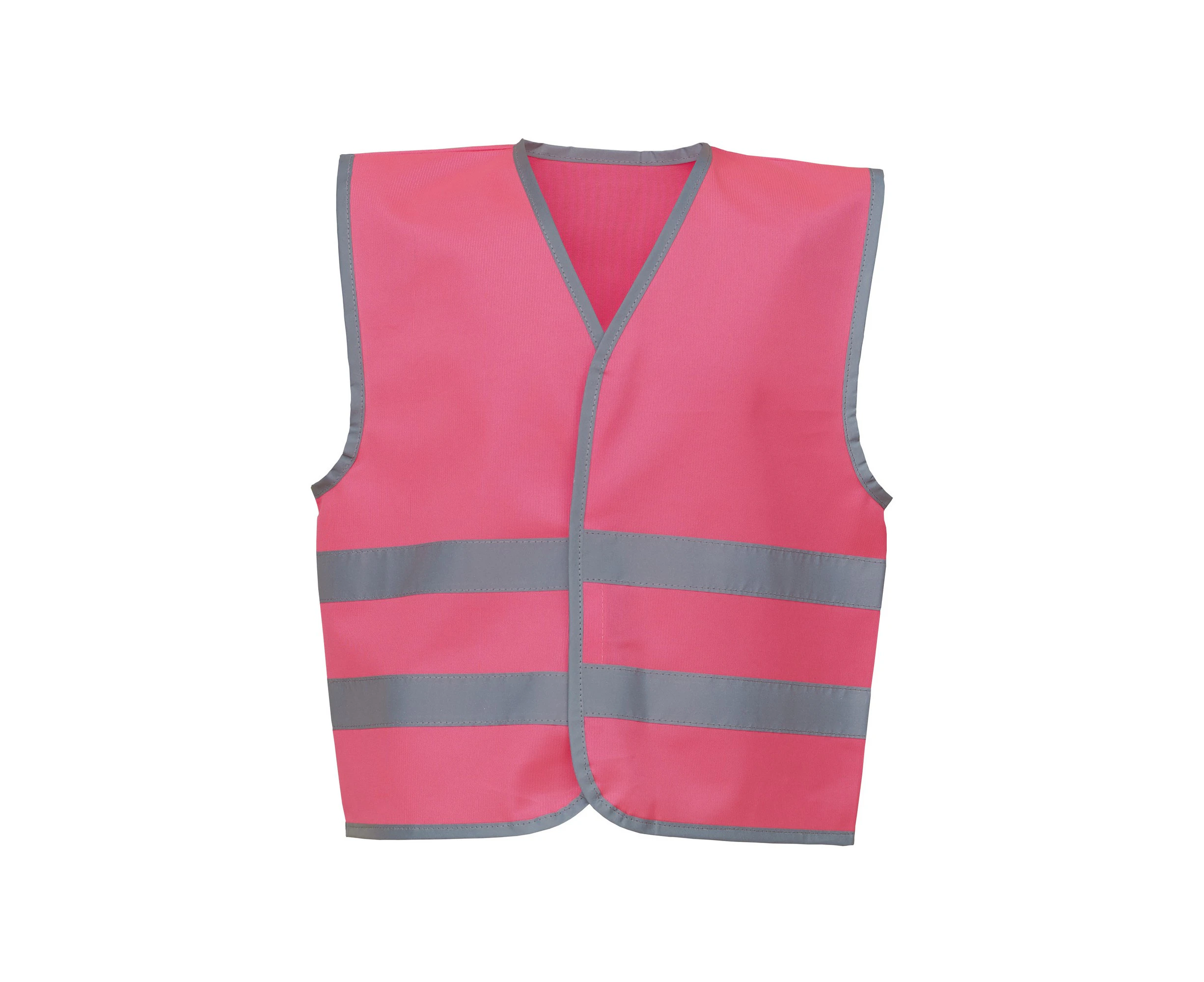 Yoko Hi-Vis Childrens/Kids Reflective Border Waistcoat (Fluorescent Pink) - RW4918