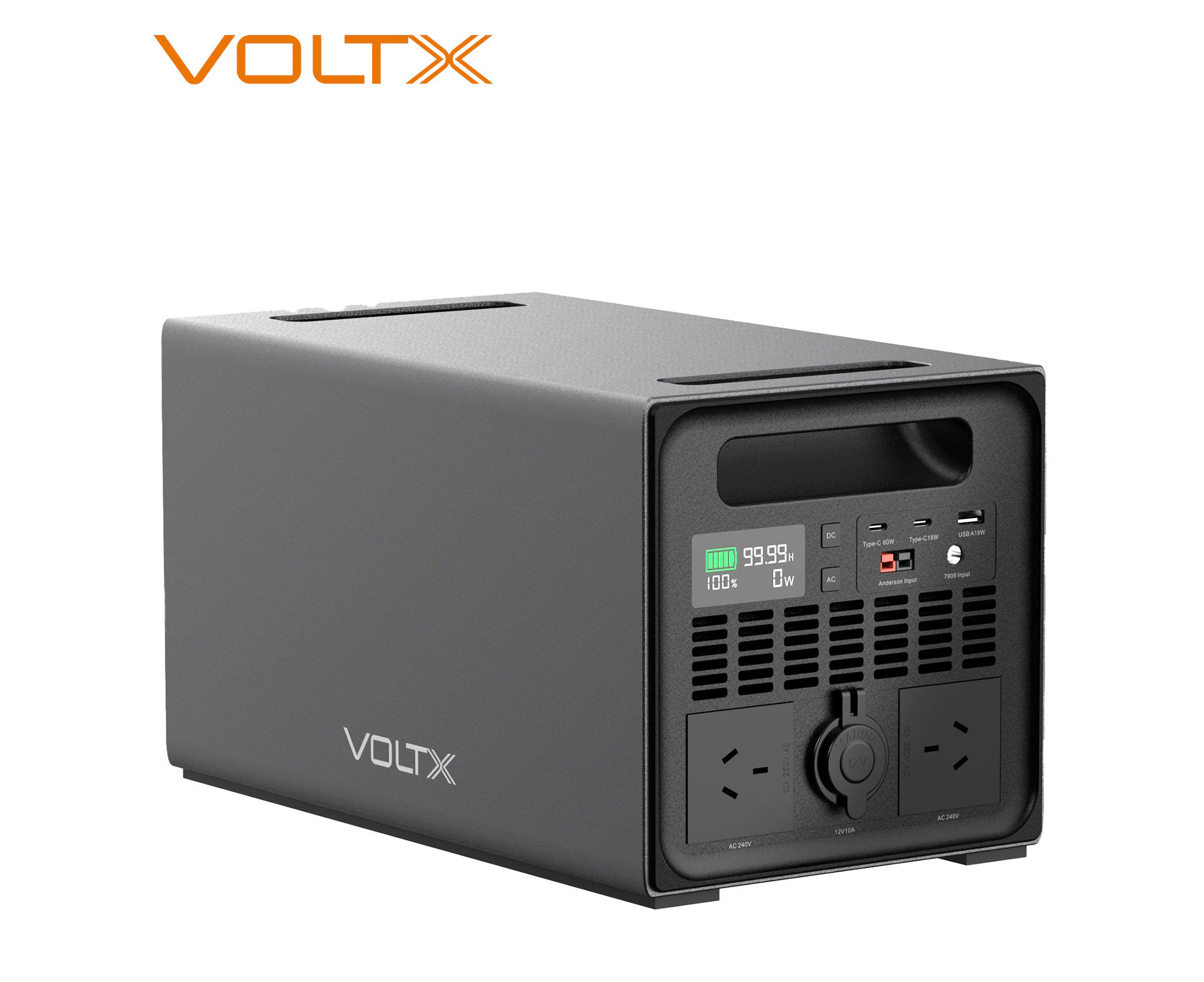 VoltX 1000W 768Wh Portable Power Station Lithium Iron Phosphate Battery LiFePO4 BMS Fast Output built-in MPPT LCD Screen UPS Camping Outdoor Home Backup