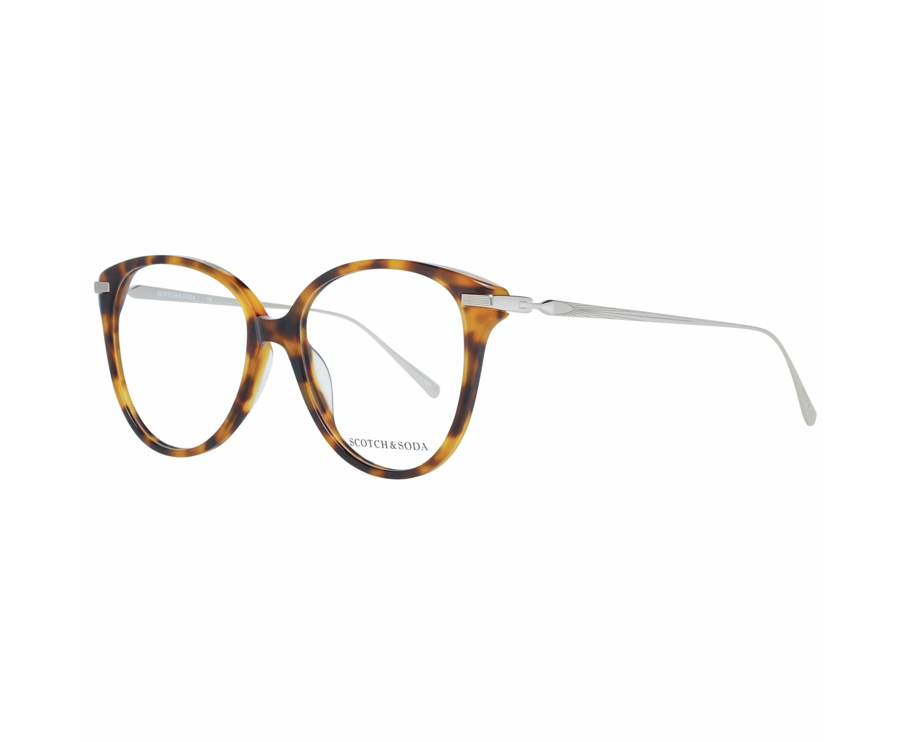 Brown Acetate Round Glasses with Demo Lenses - 53-16-145 - Brown