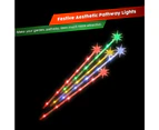 Stockholm 59CM Christmas Lights 30 LED Path Lights 5PCS Solar Starburst Multi Colour