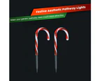 Stockholm 32CM Christmas Lights 40 LED Path Lights 8PCS Solar Candy Canes Outdoor Decoration