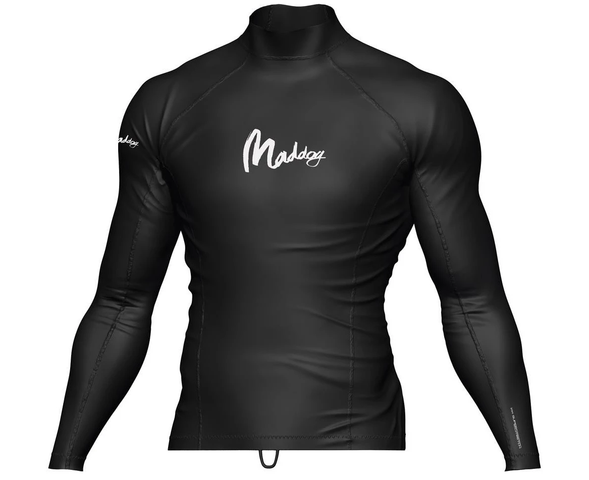 Maddog Adult Insulator 1.5mm Neoprene Longsleeve Rash Top - Black