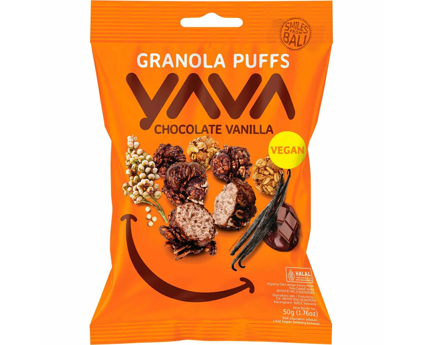 Chocolate Vanilla Granola Puffs 50g