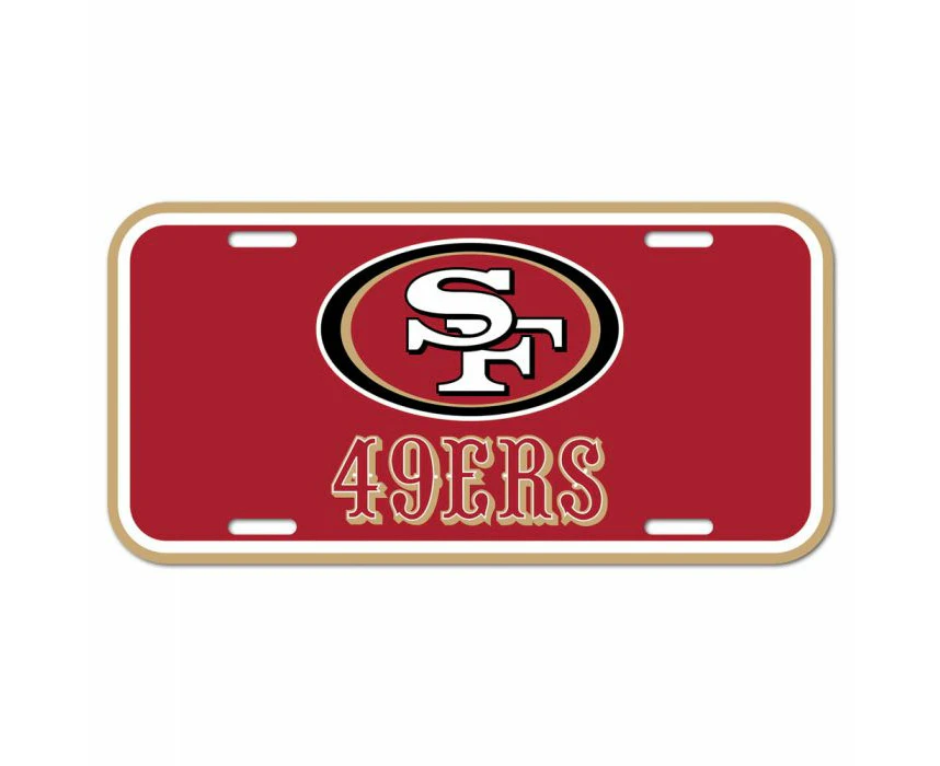 Wincraft NFL License Plate Sign - San Francisco 49ers