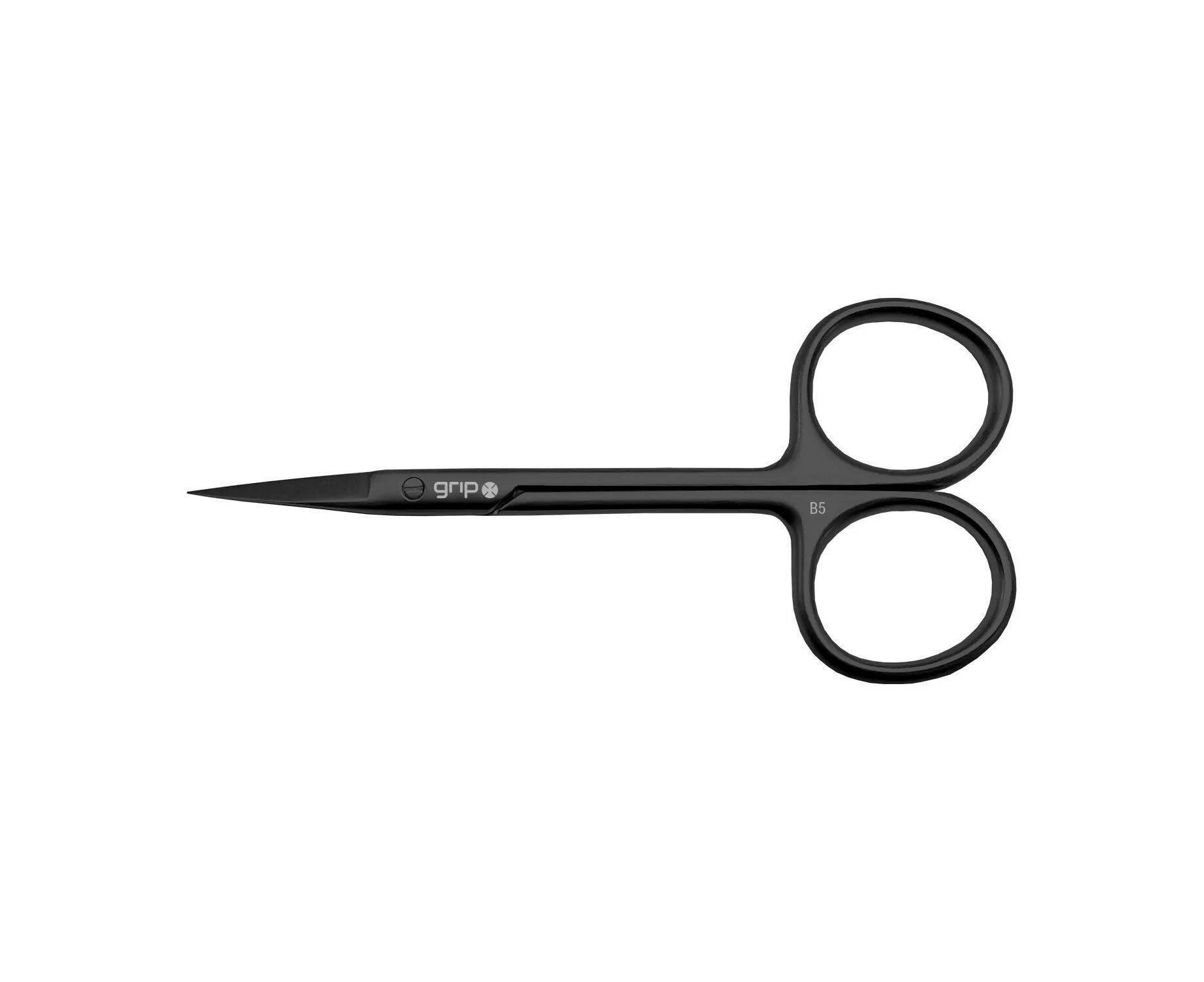 Caronlab Grip Precision Nail Tip Scissors B5 (Matte Black)