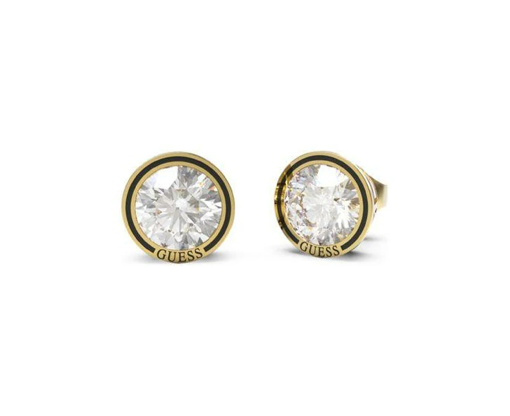 Radiant Elegance Yellow Gold Plated Earrings By Guess Jewels